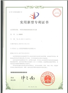 專利證書 - 液壓閉門器